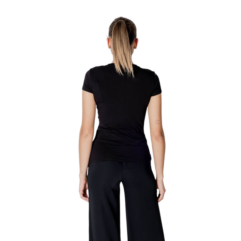 Armani Exchange Black Cotton T-Shirt Armani Exchange
