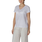 Armani Exchange White Cotton T-Shirt Armani Exchange