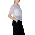 Armani Exchange White Polyamide T-Shirt Armani Exchange