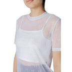 Armani Exchange White Polyamide T-Shirt Armani Exchange