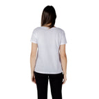 Armani Exchange White Cotton T-Shirt Armani Exchange