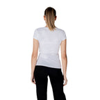 Armani Exchange White Cotton T-Shirt Armani Exchange