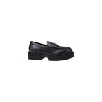 Armani Exchange Black Leather Platform Pumps Armani Exchange