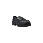 Armani Exchange Black Leather Platform Pumps Armani Exchange