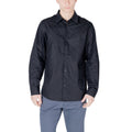 Armani Exchange Blue Cotton Shirt Armani Exchange
