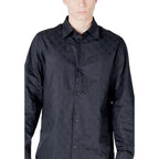 Armani Exchange Blue Cotton Shirt Armani Exchange