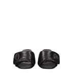 Prada Black Leather Platform Sandals Prada