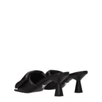 Prada Black Leather Platform Sandals Prada