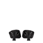 Prada Black Leather Platform Sandals Prada