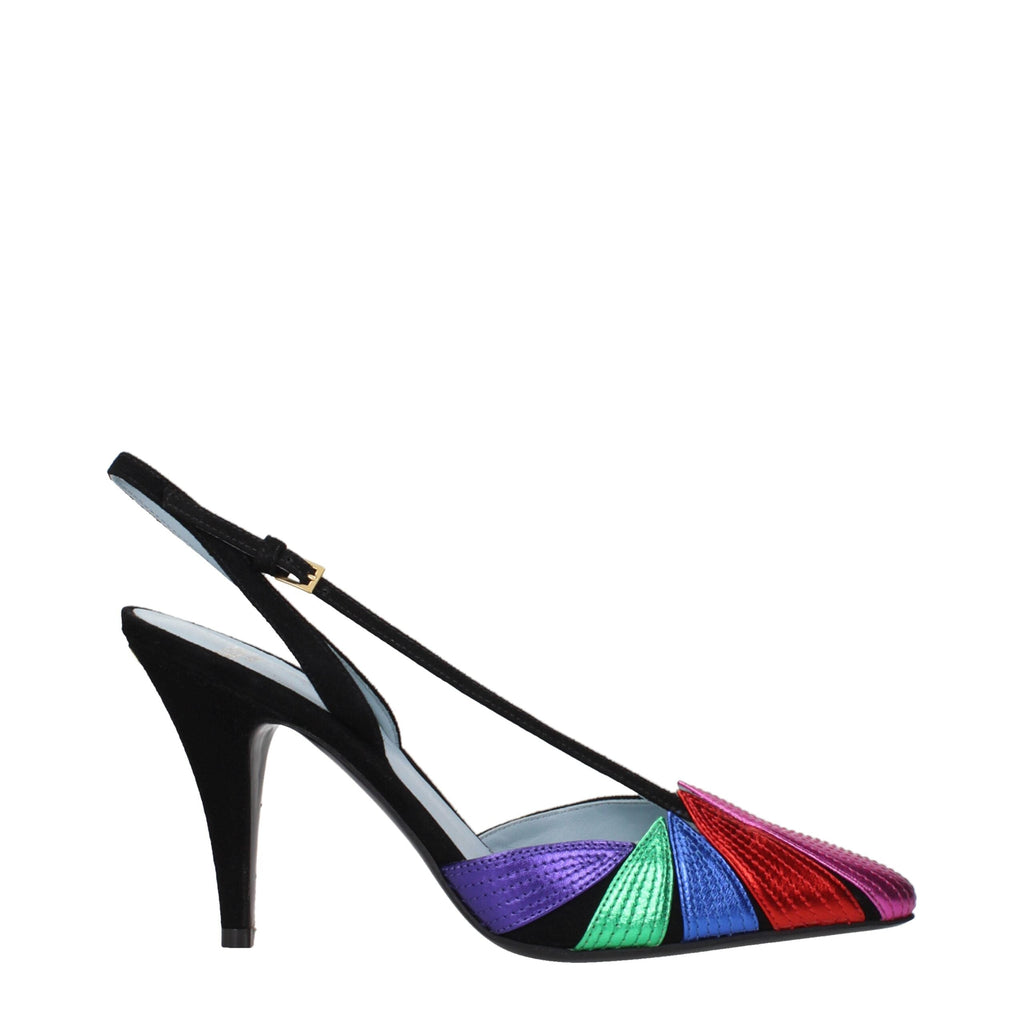 Valentino Garavani Black Leather High Heel Pumps Valentino Garavani