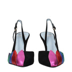Valentino Garavani Black Leather High Heel Pumps Valentino Garavani