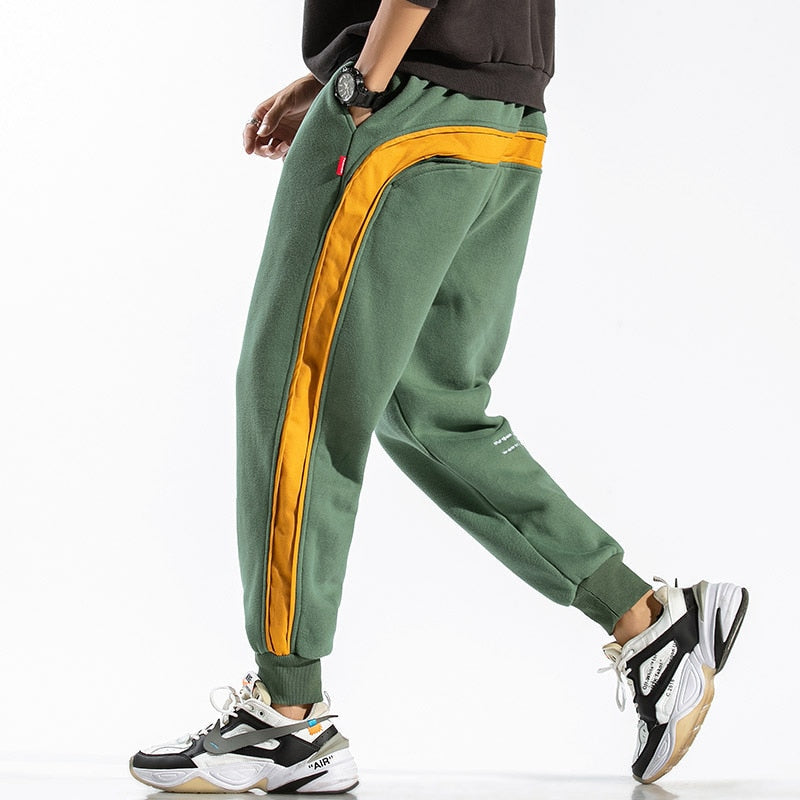 Side Striped Sweatpants Men Brand New Jogger Pants Men Fashion Streetwear Hip Hop Trousers Male Loose Fit Harem Pants eprolo