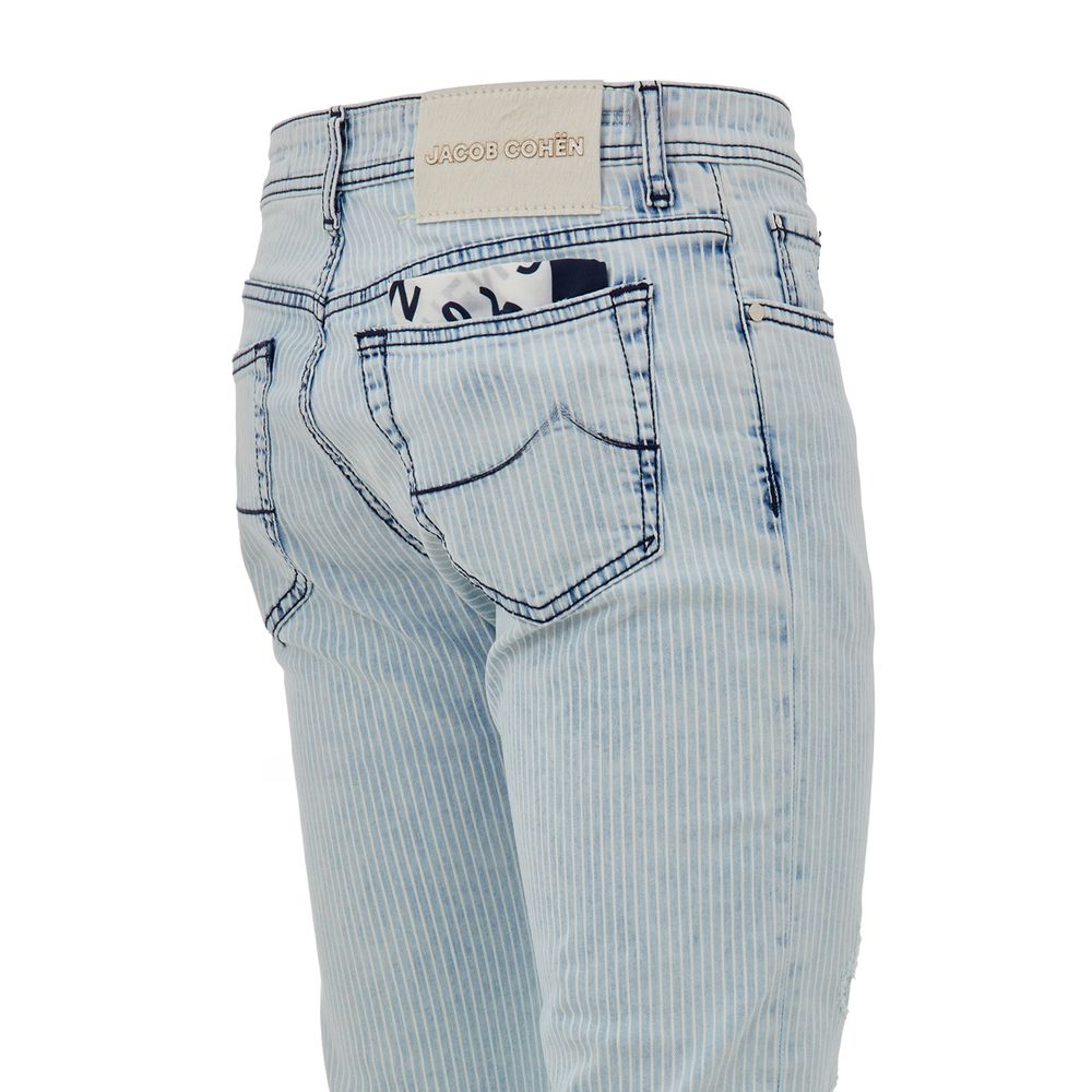 Jacob Cohen Blue Cotton Skinny Jeans Jacob Cohen