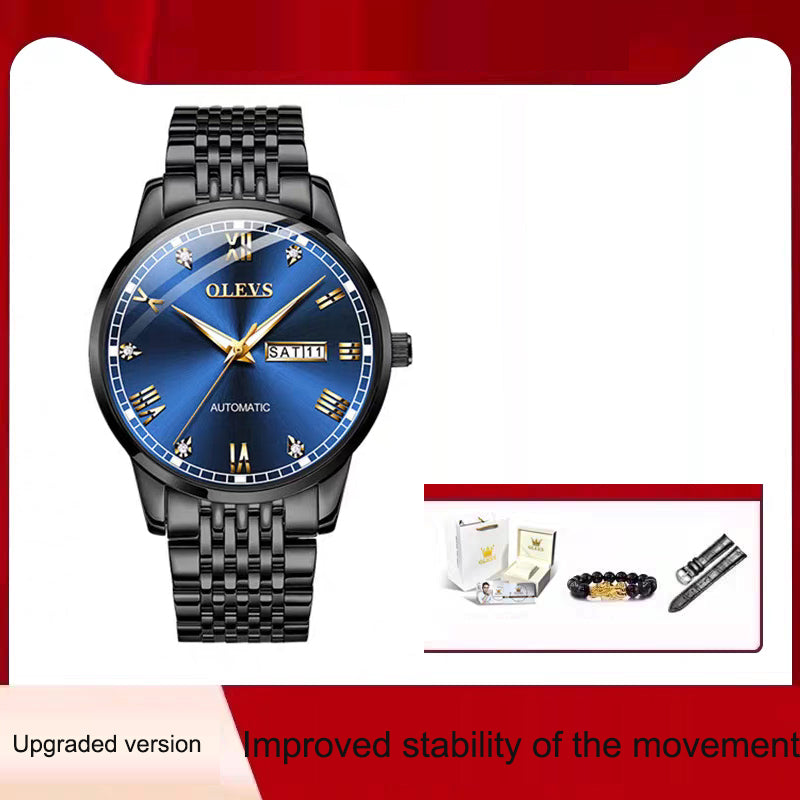 Men's Watch Men's Mechanical Watch Fully Automatic Simple Wind Waterproof Night Light Watch eprolo