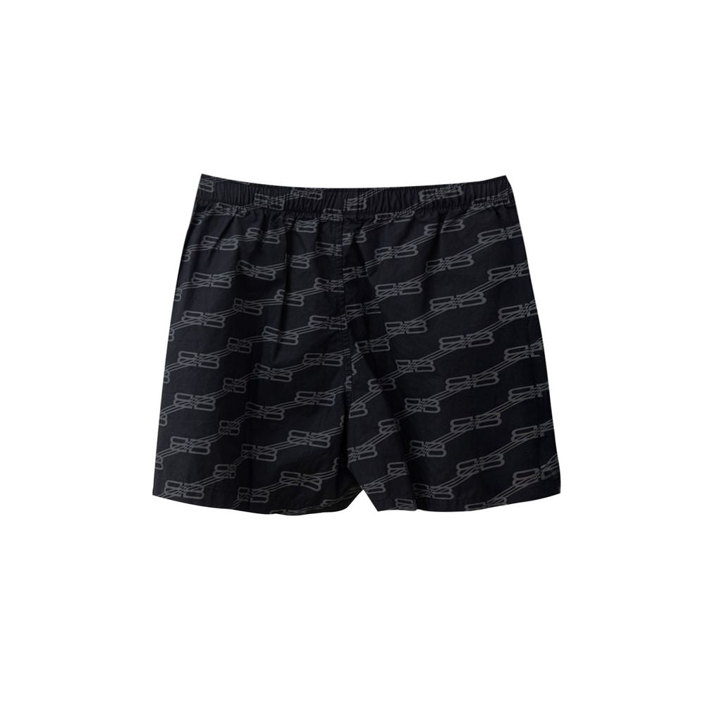 Balenciaga Black Cotton Bermuda Shorts Balenciaga