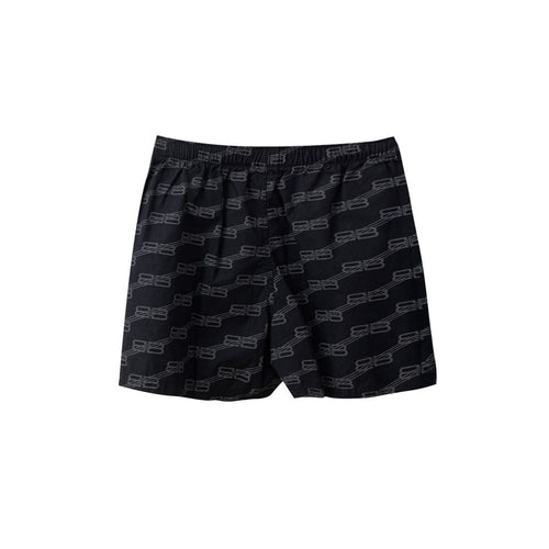Balenciaga Black Cotton Bermuda Shorts Balenciaga