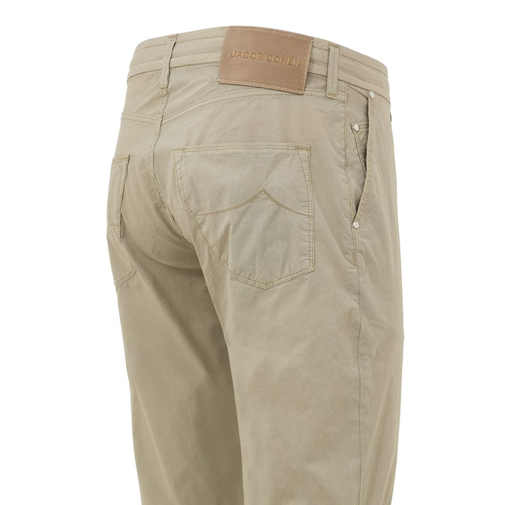 Jacob Cohen Beige Cotton Casual Pants Jacob Cohen