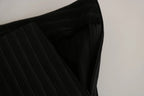 BENCIVENGA Black High Waist Straight Dress Trouser Pants BENCIVENGA