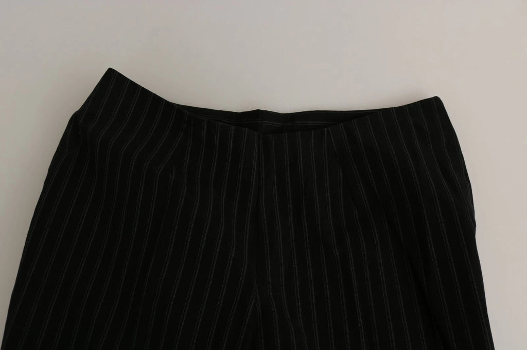 BENCIVENGA Black High Waist Straight Dress Trouser Pants BENCIVENGA