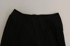 BENCIVENGA Black High Waist Straight Dress Trouser Pants BENCIVENGA