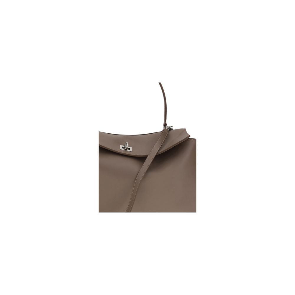 Balenciaga Gray Calf Leather Bos Taurus Shoulder Bag Balenciaga