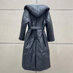 Women's coat with large collar and cotton coat eprolo