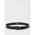 Diesel Black Leather Regular Belt Diesel