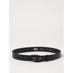Diesel Black Leather Regular Belt Diesel