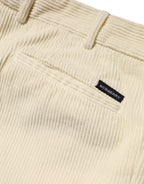 Burberry Beige Corduroy Cotton Straight Men Trouser Pants Burberry