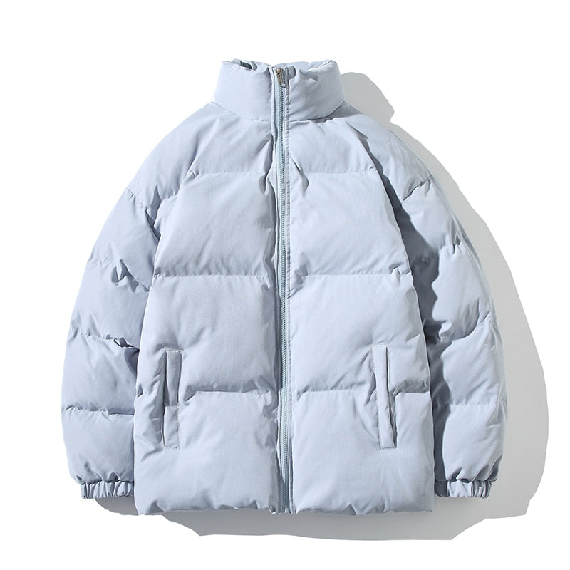 Winter Jacket Men Parkas Thicken Warm Coat Mens Stand Collar Jackets Solid Color Parka Coat eprolo
