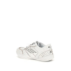 Balenciaga White Calf Leather Bos Taurus Athletic Sneakers Balenciaga