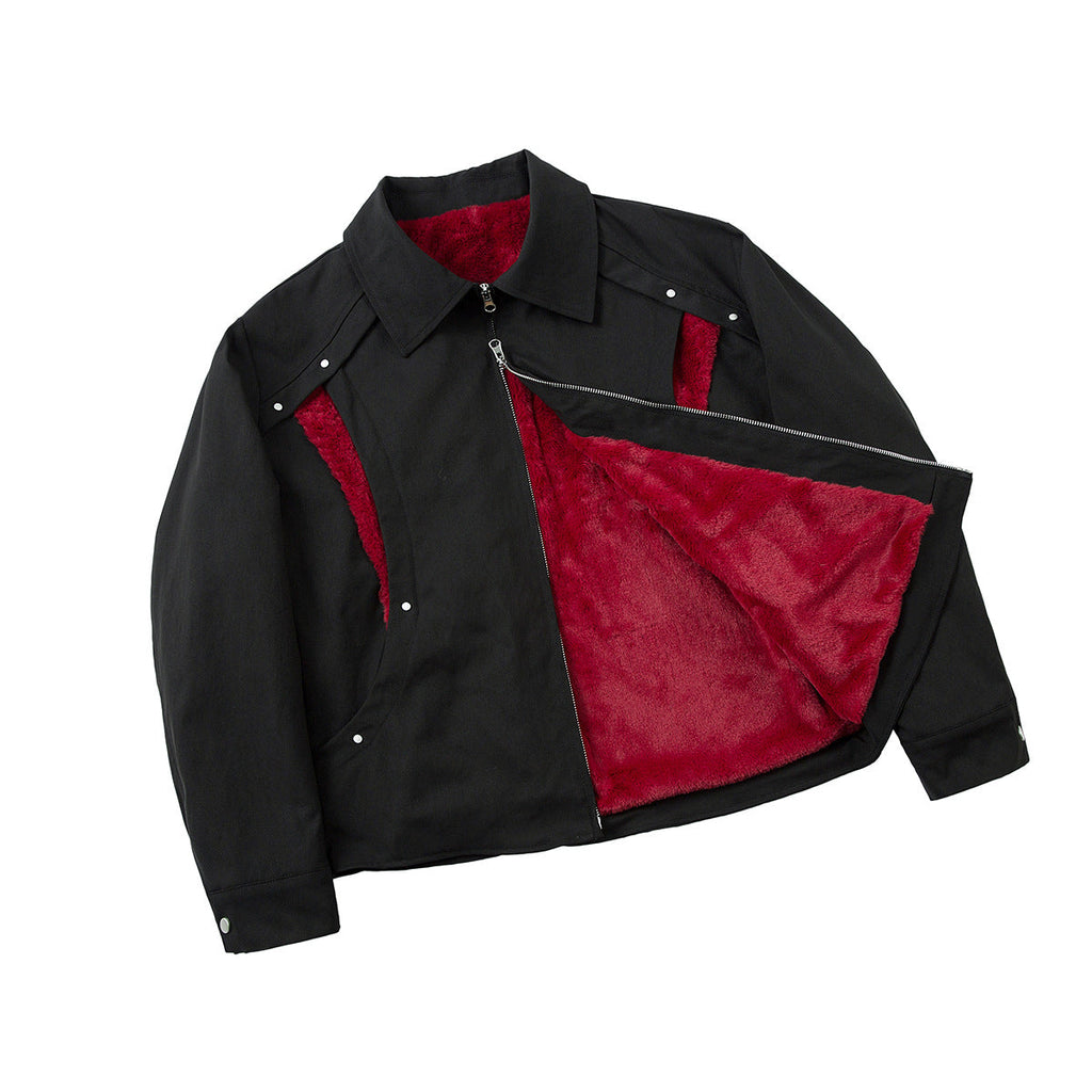 Imitation rabbit fur jacket for men eprolo