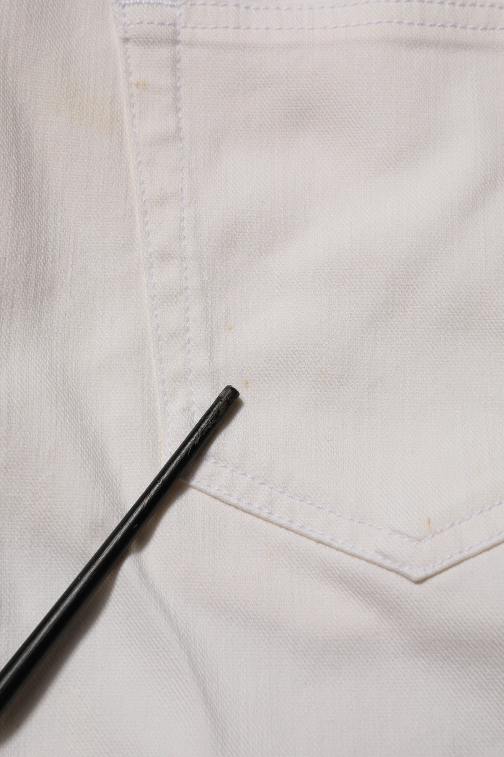 Prada White Mid Waist Skinny Fit Denim Casual Trouser Jeans Prada