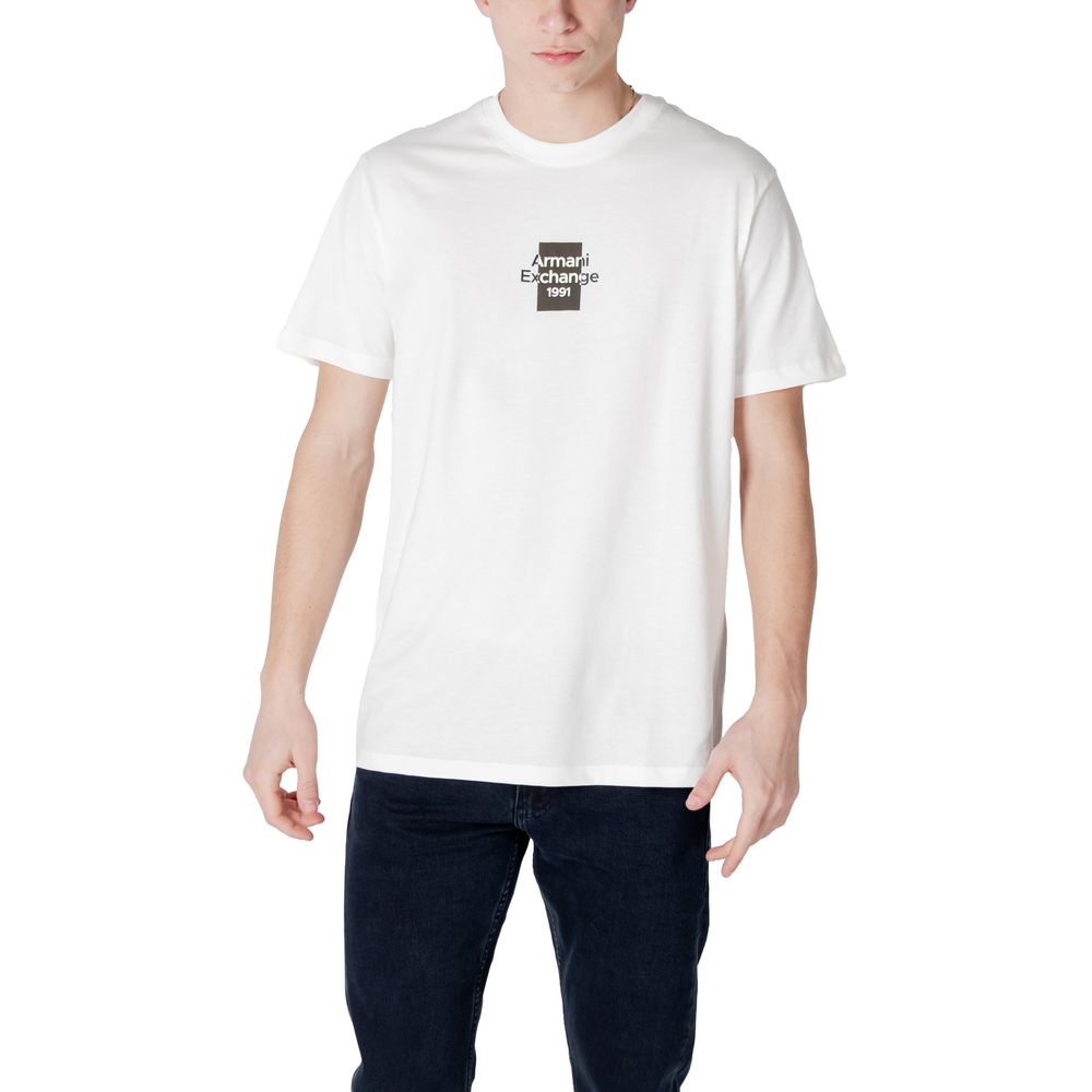 Armani Exchange White Cotton Sportswear Armani Exchange