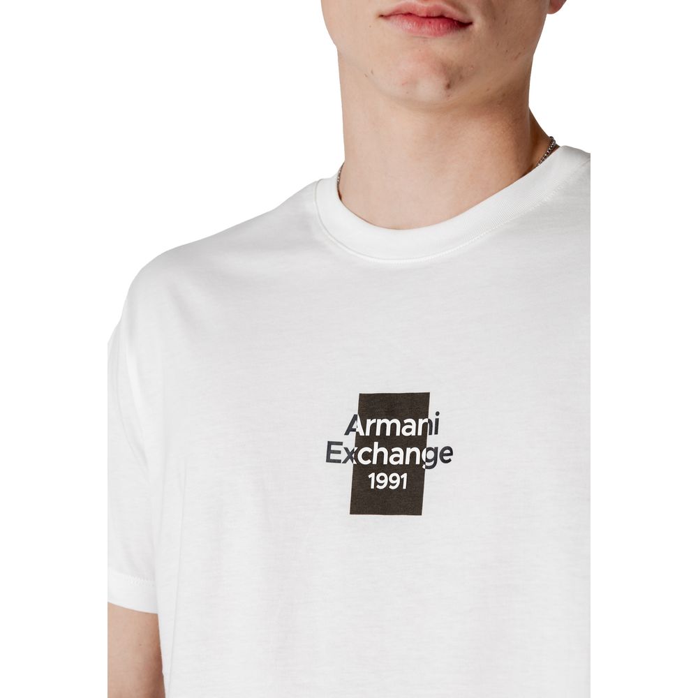 Armani Exchange White Cotton Sportswear Armani Exchange