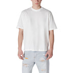 Armani Exchange White Cotton T-Shirt Armani Exchange