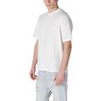 Armani Exchange White Cotton T-Shirt Armani Exchange