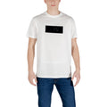 Armani Exchange White Cotton T-Shirt Armani Exchange