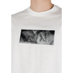 Armani Exchange White Cotton T-Shirt Armani Exchange