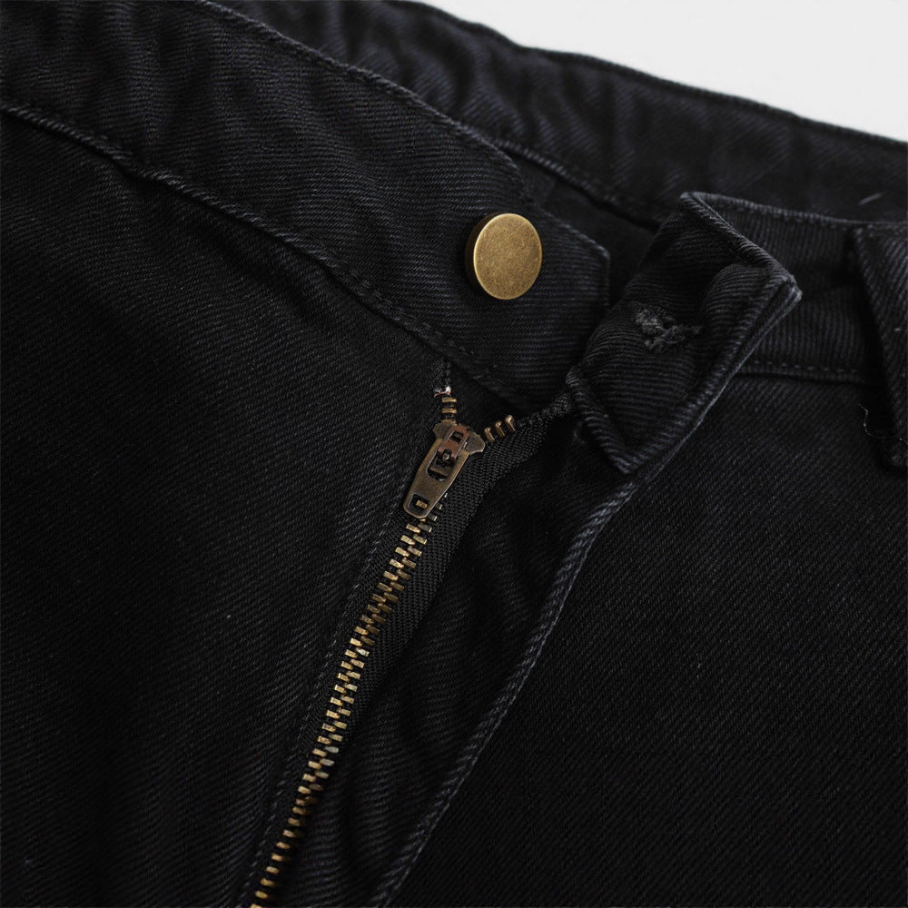 Street Style Men's Wide-Leg Multi-Pocket Cargo Jeans, Loose Fit Casual Pants for Men eprolo