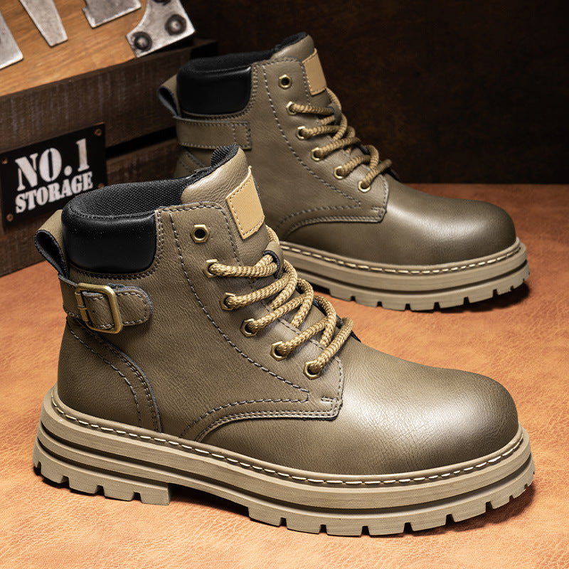 Martin boots autumn and winter retro high top men's workwear boots eprolo
