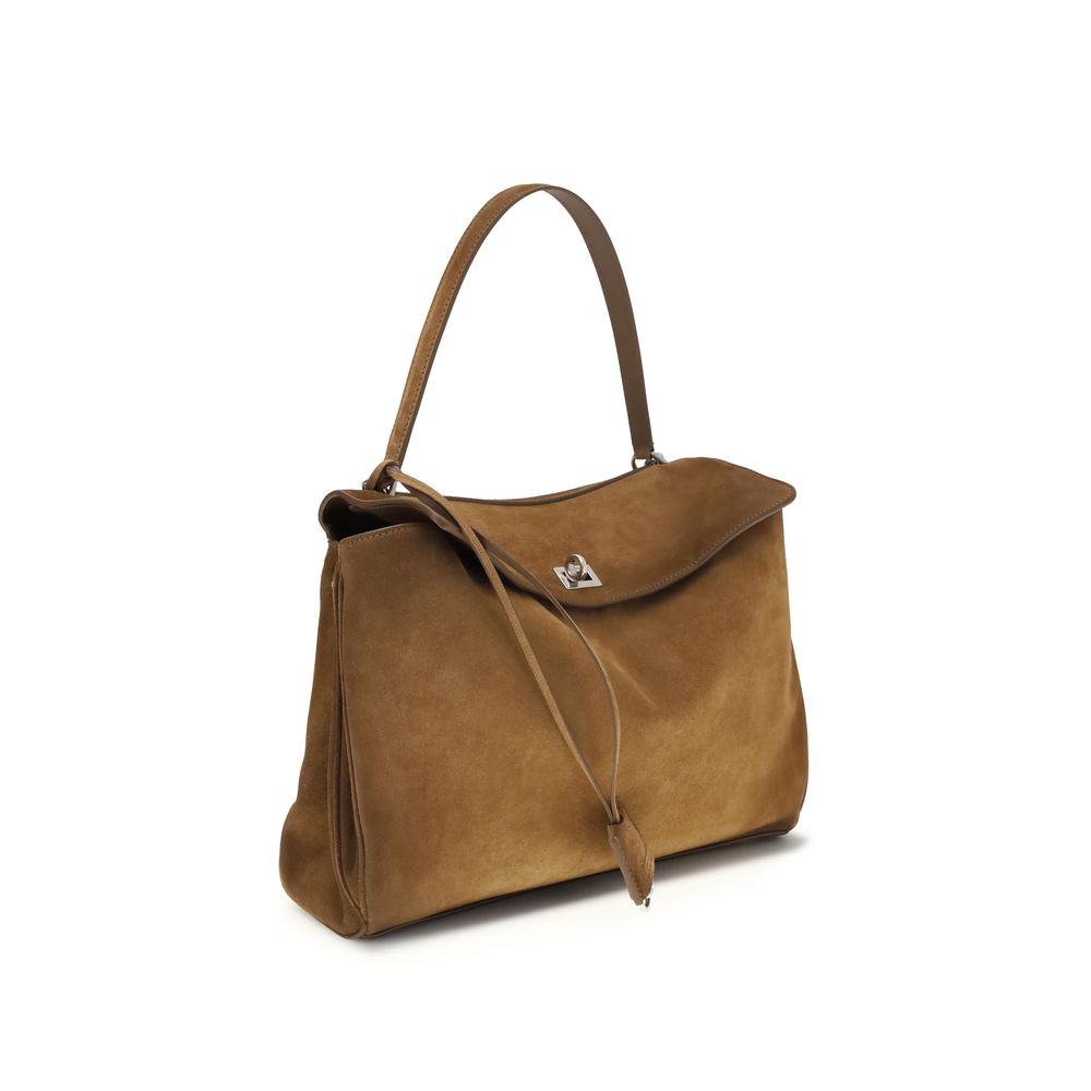 Balenciaga Brown Calf Leather Bos Taurus Shoulder Bag Balenciaga