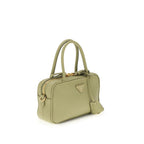 Prada Bicolor Calf Leather Bos Taurus Handbag Prada
