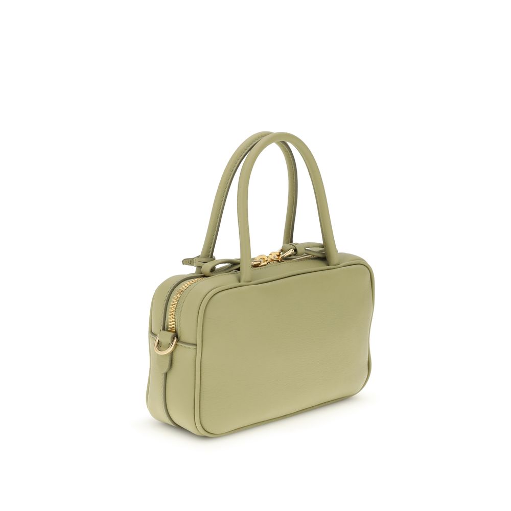 Prada Bicolor Calf Leather Bos Taurus Handbag Prada