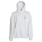 Balenciaga White Cotton Hooded Pullover OVERSIZE Sweater Balenciaga