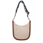 Valentino Garavani Beige Fabric Crossbody Bag Valentino Garavani
