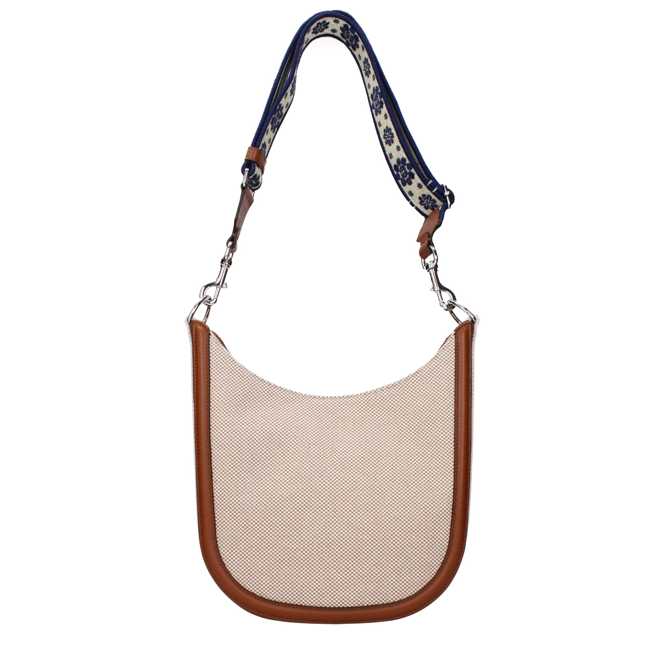 Valentino Garavani Beige Fabric Crossbody Bag Valentino Garavani