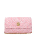 Versace Pink Fabric Clutch Bag Versace