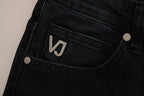 Versace Jeans Couture Dark Black Dora Slim Fit Denim Pants Versace Jeans Couture