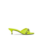 Balenciaga Yellow Leather Mules Balenciaga